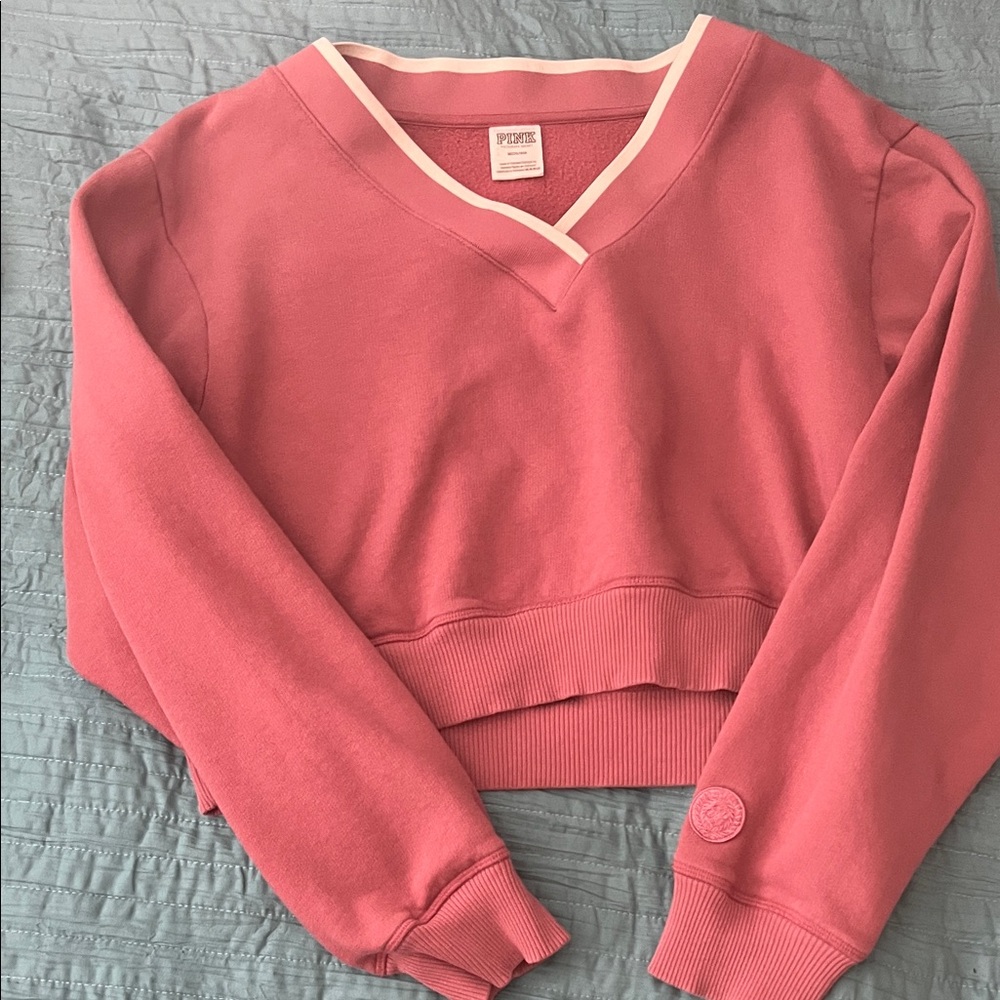 Victoria's Secret Rose V-Neck Pullover